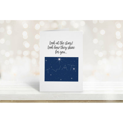 Look At The Stars Twat Card | Adult