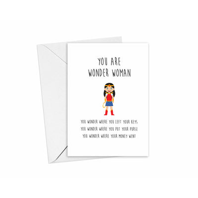 You Are Wonderwoman Card