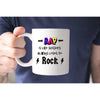 Rap Is Like Scissors | Funny Mug | Funny Rock Music Mug | Rock Music Gift | Available in Latte Mug and Enamel Camping Mug Options