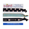 Black and Gold Boblets | Hair Tie Band Bracelet | for Girls Boys Women Teens