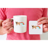 Nyan Pug Rainbow Mug | Funny Pug Coffee Mug | Funny Dog Mugs | Kids Mugs | Latte and Enamel Mug Options