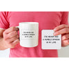 I've Never Had a Humble Opinion In My Life Mug | Funny Enamel Mug | Protest Mug