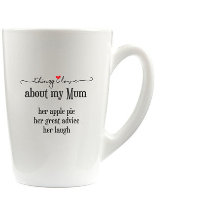 Things I Love About My Mum | Actual Handwriting Mug | Your Handwriting | I Love You Mum