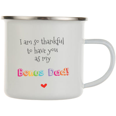 Bonus Dad Mug | Thank You Dad Coffee Mug | Stepfather Stepdad Step Dad Mug Adopted Dad Gift