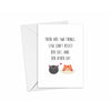 2 Things I Love Cat Card | Personalised