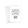 Beautiful Girl You Were Made For Great Things Card