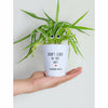 Don't Leaf Me This Way | Funny Planter, Plant and Repotting Kit