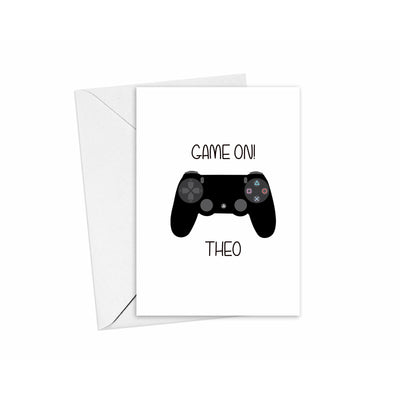 Game On PS4 Card for Gamers