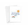 Hold Your Head High And Your Middle Finger Higher Card | Adult