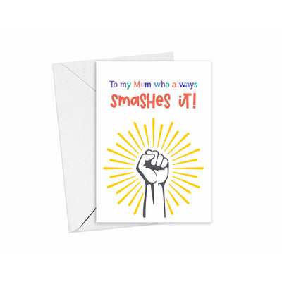 My Mum Smashes It | Mother's Day Card