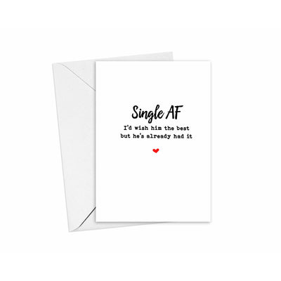 Single AF Card Him | Divorce & Separation