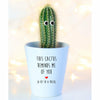 This Cactus Reminds Me Of You | Funny Planter, Plant and Repotting Kit