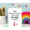 Great Gin-Fluence Mother's Day Card | Cute Puns