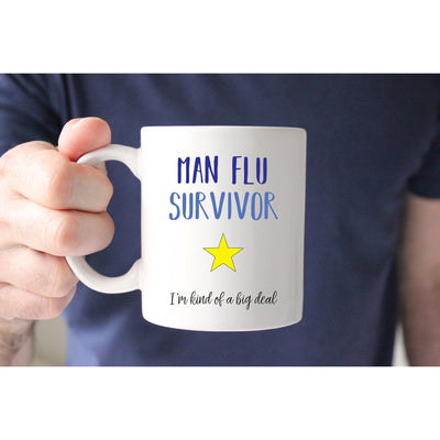 Man Flu Survivor | Get Well Soon | Funny Boyfriend Gifts | COVID-19