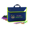 Sloth School Book Bag | 1st Day of School | Personalised Bookbag | Back To School | Embroidered Book Bag