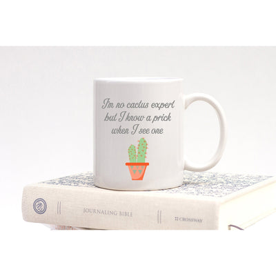 Cactus Expert Mug | Funny Insult Mugs