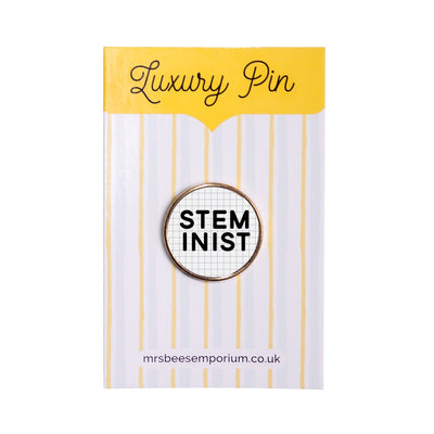 Steminist Lapel Pin | Protest Pin Badge | Stem Gift | Women In Tech