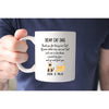 Personalized Cat Dad Mug, Custom Cat Coffee Mug Gift for Cat Dad, Funny Cat Lovers Gift, Christmas Gift From The Cat