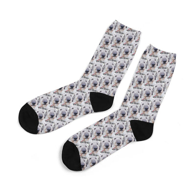 Customized Birthday Dog Socks | Photo Socks for Men, Women and Kids | Custom Pet Socks | Happy Birthday Gift from Dog