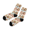 Rainbow Chevron Socks | Personalized Socks | Face Socks | Kids Photo Socks | Baby Socks | Trainer Socks | Sneaker Socks | Fathers Day Socks