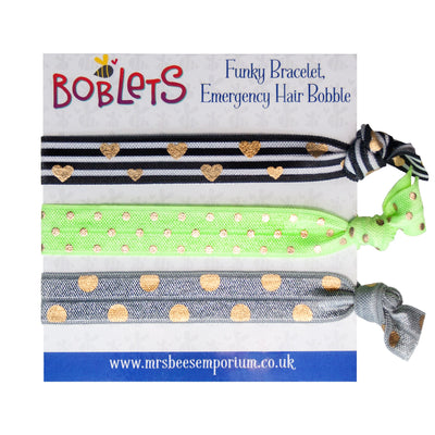Hair Band Bracelets | Stocking Stuffers | Stocking Fillers for Girls Women Teens | Boblets