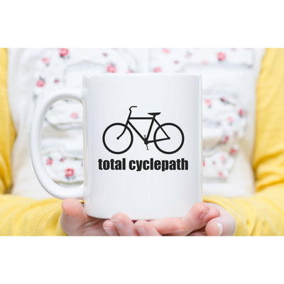 Funny Gifts for Cyclists | Total Cyclepath Mugs | Bike Lover Gift | Bicycle Water Bottle