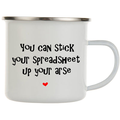 Funny Coworker Mug | Spreadsheet | Colleague Gifts | Secret Santa Gift Exchange
