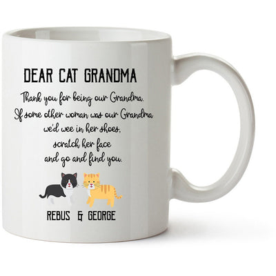 Personalized Cat Grandma Mug | Gift for Cat Grandmother | Gifts from The Cat