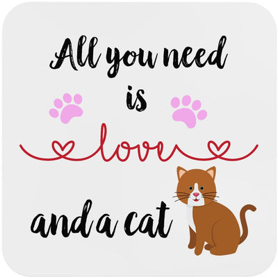 Personalised Cat Coaster | Kitty Coaster | Cat Mom Cat Dad