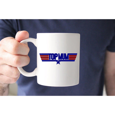 Top Mum Mug | I Love You Mom | Latte and Enamel Mug Options