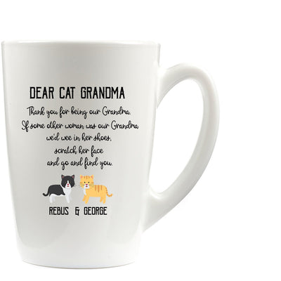 Personalized Cat Grandma Mug | Gift for Cat Grandmother | Gifts from The Cat