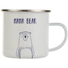 Mama Bear Mug | Latte and Enamel Camping Mug Options
