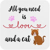 Personalised Cat Coaster | Kitty Coaster | Cat Mom Cat Dad