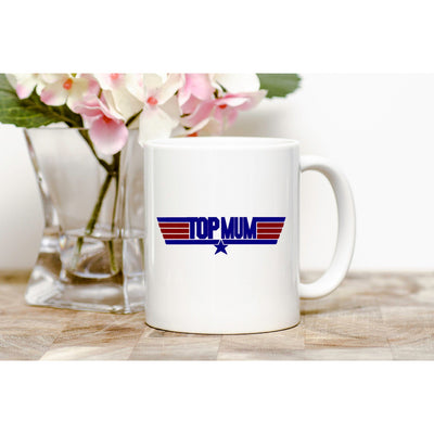 Top Mum Mug | I Love You Mom | Latte and Enamel Mug Options
