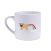 Nyan Pug Rainbow Mug | Funny Pug Coffee Mug | Funny Dog Mugs | Kids Mugs | Latte and Enamel Mug Options