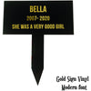 Personalized Pet Grave Marker | Grave Plaque | Pet Memorial | Rectangle Memorial Plaque