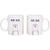 Mama and Papa Bear Mug Set | New Parents Gift | Enamel Latte Ceramic Mug Sets | New Mum New Dad