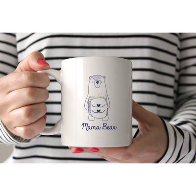 Mama Bear Mug | Twin Mum Gift | Twins Baby Shower | Twins Pregnancy Gift