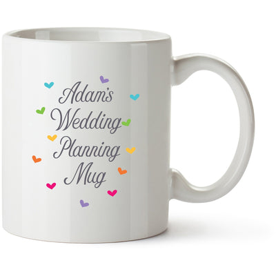Personalized Wedding Planning mug | Wedding Coffee Mug | Gay Mug | Available in Latte and Enamel Camping Mug Options