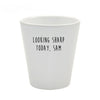 Looking Sharp Today Personalized Plant Pot, Funny Plant Pot Grow Your Own Cactus Kit, Houseplant Gift