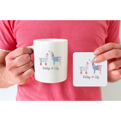 Cute Llama Mug | I Love You | Fathers Day Gift From Daughter From Son