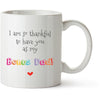 Bonus Dad Mug | Thank You Dad Coffee Mug | Stepfather Stepdad Step Dad Mug Adopted Dad Gift