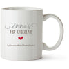 Hot Chocolate Mug Gift | Custom Mug | Available in Enamel Campfire Mug, Latte Mug Options