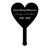 Personalized Heart Pet Grave Marker | Personalised Headstone | Custom Memorial | Cat Dog Pet Grave Marker | Pet Gravestone