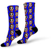 Googly Eye Face Socks | Customized Socks | Funny Photo Socks | Funny Kids Socks in Baby and Child Sizes | Sneaker Socks