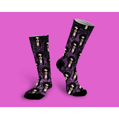 Goth Photo Socks | Custom Printed Socks | Face Socks | Personalized Socks | Goth Clothes | Pastel Goth