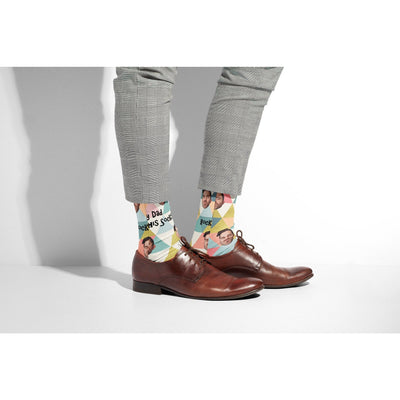 My Dad Rocks His Socks Photo Socks | Custom Printed Socks |  Face Socks | Funny Personalized Socks