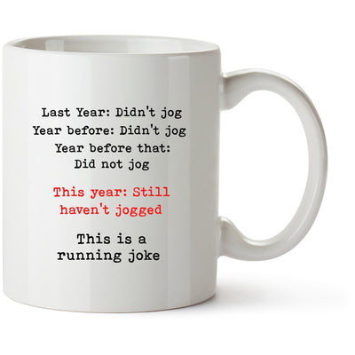 Running Joke Mug | Dad Joke Gift | Running Gift | Funny Fitness Mug | Funny Fitness Gifts
