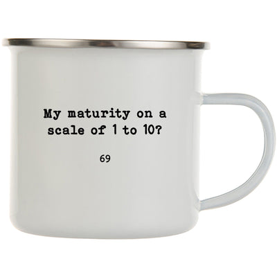 My Maturity On A Scale Of 1 To 10 Mug | 69 | Double Entendre |  Boyfriend Mug | Rude Mug | Adult Mug