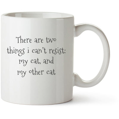 2 Things I Can't Resist Mug | For Cat Moms and Cat Dads | Gift From Cat